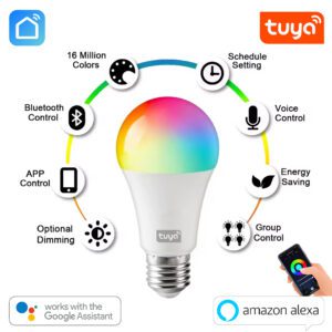 Tuya Smart 9W RGB Dimmable Bulb