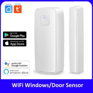 Smart WIFI Window Door Sensor Opening Security Alarm