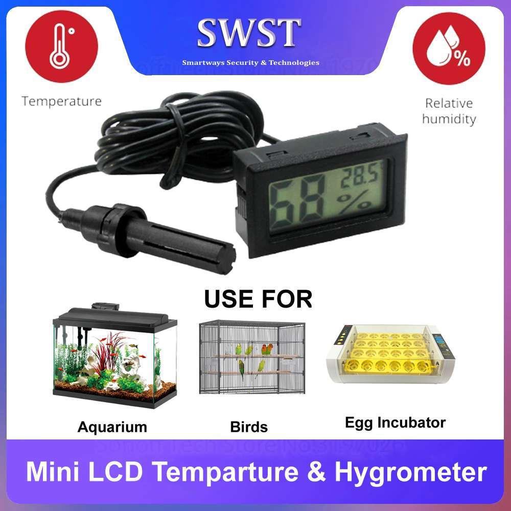 Digital Mini LCD Hygrometer Thermometer – Smartways Security