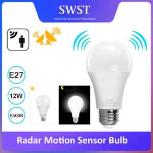 12W RadarMotion Sensor Light Bulb E27