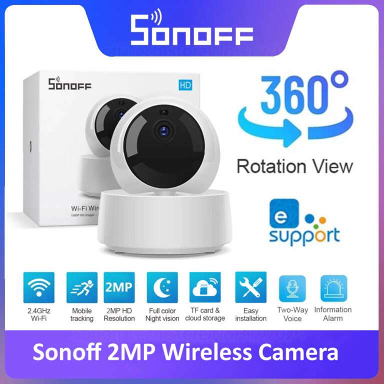 SONOFF GK-200MP2-B Smart Wifi Camera – Smartways Security & Technologies