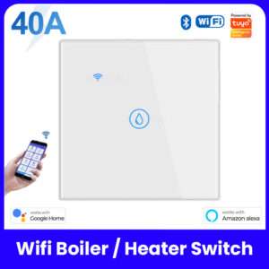 Tuya Smart 40A Water Boiller Wall Switch