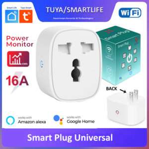 16A Smart Wifi Universal Plug PowerMeter