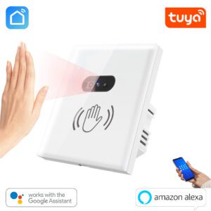 Tuya Smart WiFi Infrared Wall Light Switch Non Contact