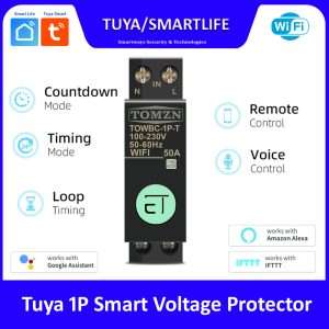 Tuya 50A WiFi Smart Circuit Breaker Switch