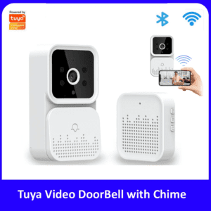 Tuya Smart Wireless WiFi Video door bell with chime Visual Intercom