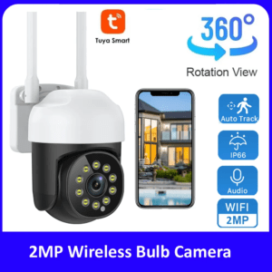 Tuya Smart wifi 2MP Outdoor Camera 4x Zoom IP Camera