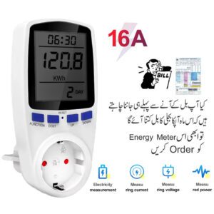 Digital Power Meter Wattmeter Consumption Meter