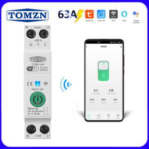 63A TUYA WiFi MCB Smart Over Current Under Voltage Protection