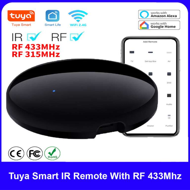 Tuya Ir Remote Control With Rf Mhz Mhz For Smart Home Smartways