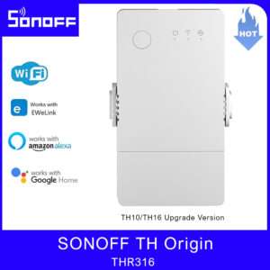 SONOFF TH Origin THR316 16A Wifi Smart Temperature and Humidity Monitoring eWelink Switch