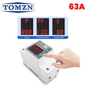 TOMZN 63A Dinrail Over Under Leakage Protector TOMPD-63SL