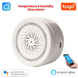 Tuya WiFi Siren Alarm Temperature & Humidity Sensor 3 In 1