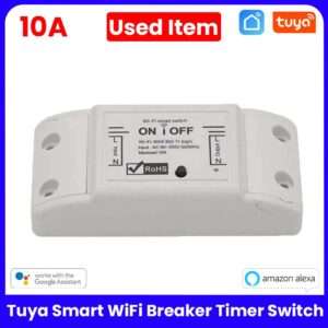 Tuya Smart WiFi Breaker Timer Switch Used Item 24.6% OFF