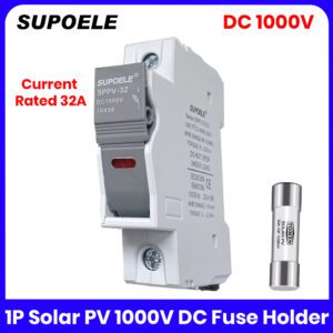 DC 1000V Solar PV Fuse Holder with 20A Fuse With LED Fuse Holder Protection For Solar System