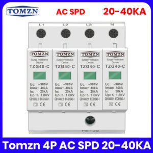 TOMZN 4P Three Phase 385V 20 -40KA AC SPD