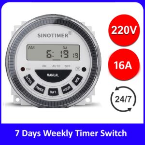 SinoTimer Heavy Load 16A /30A Digital Timer Switch