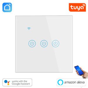 Tuya 3 Gang WiFi Wall Touch Switch