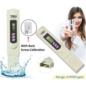 TDS Meter With Back Screw Calibration Option TDS-3