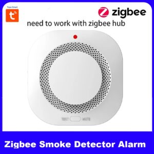 Tuya Zigbee Smoke Detector With Zigbee Hub